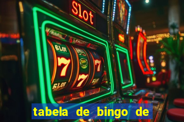 tabela de bingo de 1 a 100